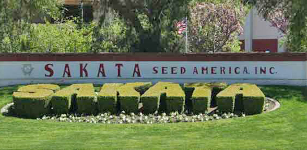 Sakata Seeds office sign