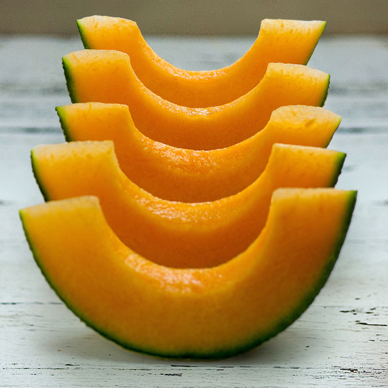 sliced melons